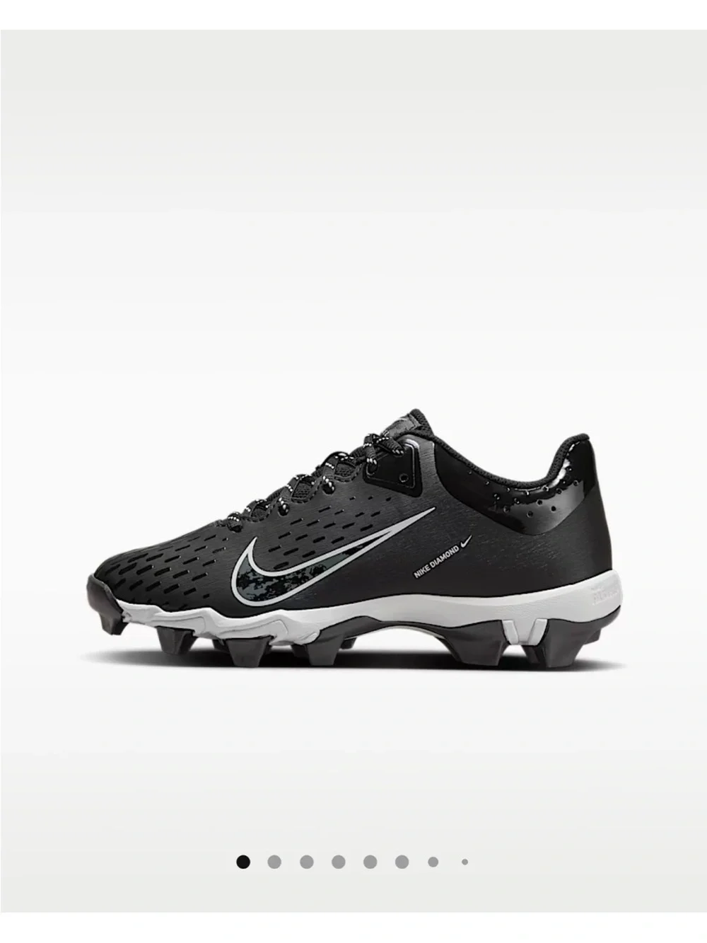 Nike W Hyperdiamond 4 Keystone GG Kids Cleats Black/Gray